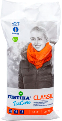 Противогололедный реагент Fertika Icecare Classic - фото