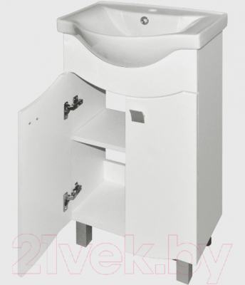 Тумба с умывальником Гамма 22оФ2/1-У 50 Базик-7050 (ручка)