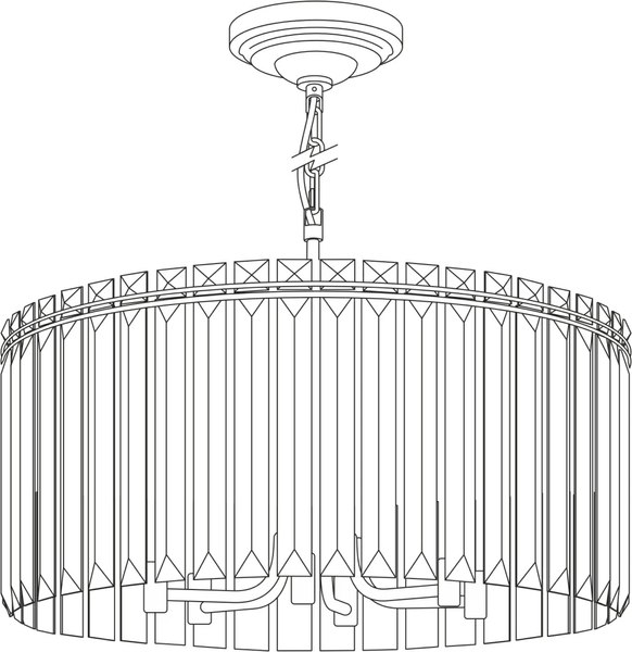 Люстра Citilux Джейн CL306161