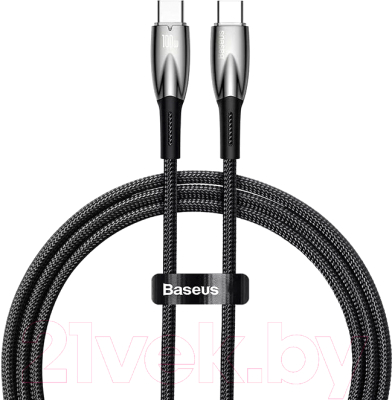 Кабель Baseus Glimmer Series Fast Charging Type-C to Type-C / CADH000701 - фото