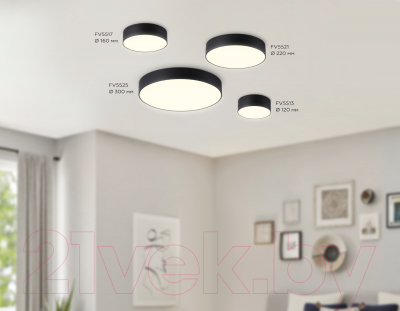 Потолочный светильник Ambrella FV5526 BK
