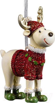 Елочная игрушка Erich Krause Decor. Олень в свитере / 59017 - фото