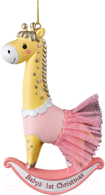 Елочная игрушка Erich Krause Decor. Жирафик Girl's / 59270 - фото