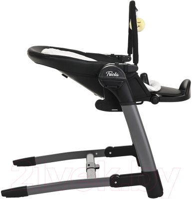 Стульчик для кормления Pituso Triola 3 в 1 / SG116 (Black Frame/Black)