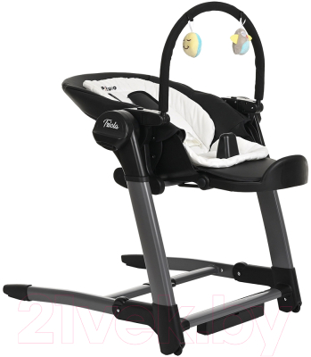 Стульчик для кормления Pituso Triola 3 в 1 / SG116 (Black Frame/Black)