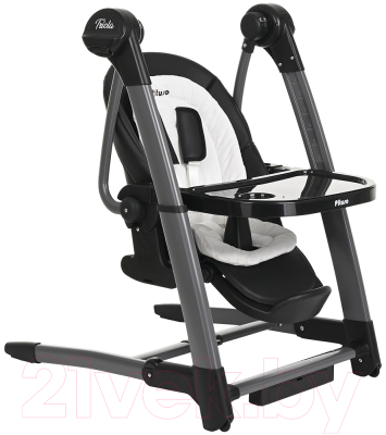 Стульчик для кормления Pituso Triola 3 в 1 / SG116 (Black Frame/Black)