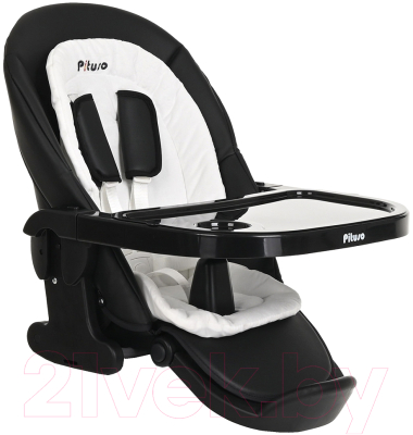 Стульчик для кормления Pituso Triola 3 в 1 / SG116 (Black Frame/Black)