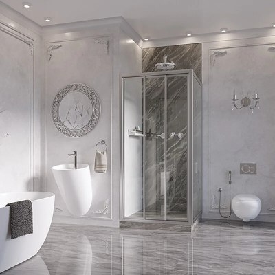 Душевой уголок Ambassador Forsa 100x80x195 / 17021101NX-80NX