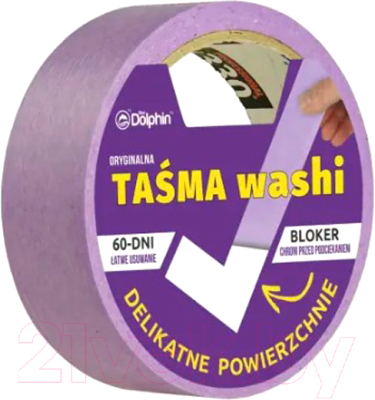 Лента малярная Blue Dolphin Washi для деликатных работ WDT_60754 - фото