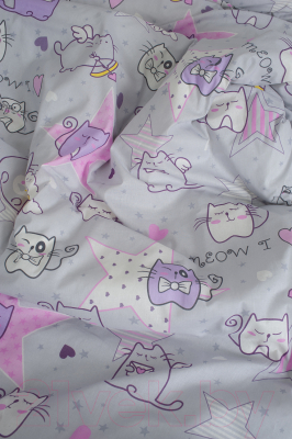 Комплект постельный для малышей Milanika Мяу-мяу Детство