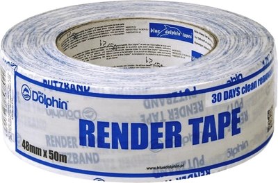 Лента малярная Blue Dolphin Render Tape 03-1-05 EN BDN / DT-PR W EN - фото