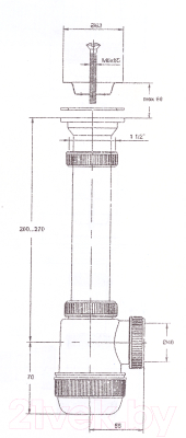 Сифон Вир Пласт 6772
