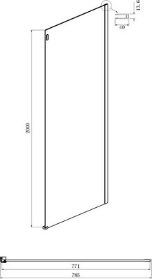 Душевой уголок Ambassador Benefit 120x80x200 / 19021101HX-80HX