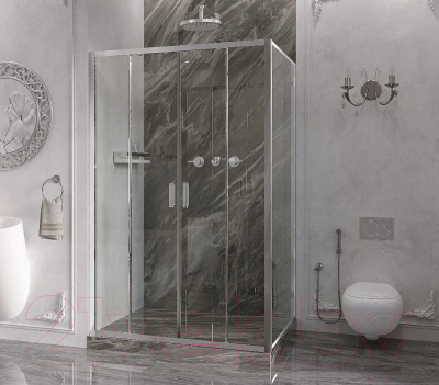 Душевая стенка Ambassador Forsa 90x200 / 90AX