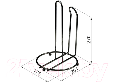 Держатель кухонный для полотенец AKS CWJ207В