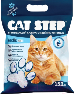 Наполнитель для туалета Cat Step Arctic Blue / 20363004 - фото