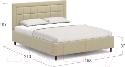 Двуспальная кровать Moon Trade 1251 / К004539