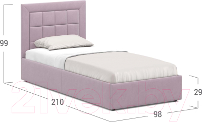 Односпальная кровать Moon Trade 1251 / К004583