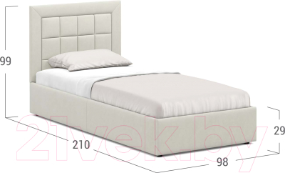 Односпальная кровать Moon Trade 1251 / К004613