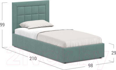 Односпальная кровать Moon Family 1251 / К004553