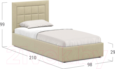 Односпальная кровать Moon Family 1251 / К004543