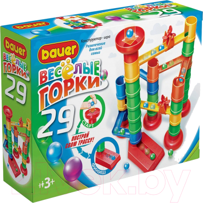 Конструктор кинетический Bauer Веселые горки / 582 - фото