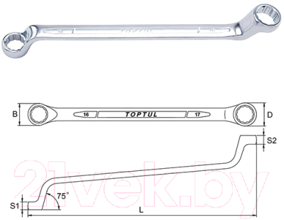 Гаечный ключ Toptul AAEI1011