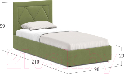 Односпальная кровать Moon Trade 1255 / К004494