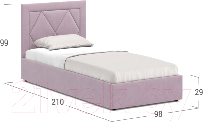 Односпальная кровать Moon Trade 1255 / К004504