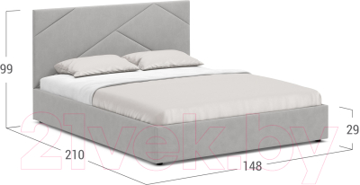 Полуторная кровать Moon Trade 1257 / К004848