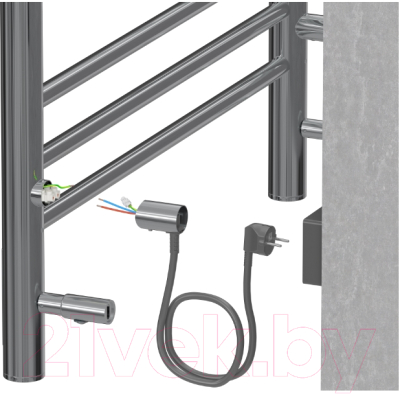 Полотенцесушитель электрический Aquatek Бетта П7 500x700