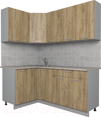 Готовая кухня Интерлиния Мила Лайт 1.2x1.8 - фото