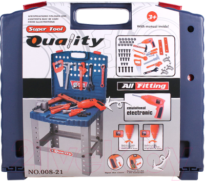 Верстак-стол игрушечный Darvish Инструменты / SR-T-2353 - фото