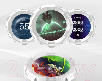 Кулер для процессора ID-Cooling SL240 White