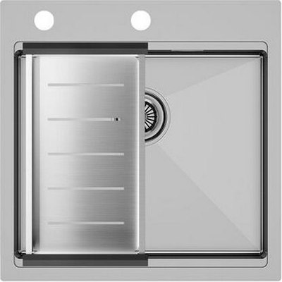 Мойка кухонная Paulmark PM705151-BS