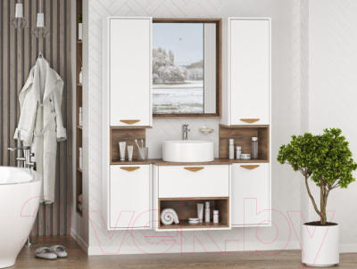 Тумба под умывальник Brevita Bergen 60 / BER-07060-19-01-1Я