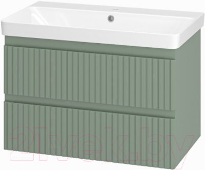 Тумба под умывальник Brevita Victory 80 / VIC-09080-0802Я (зеленый матовый)