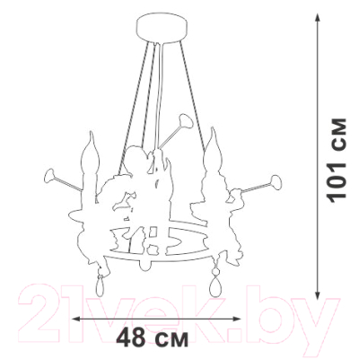 Люстра Vitaluce V2970-0/3S