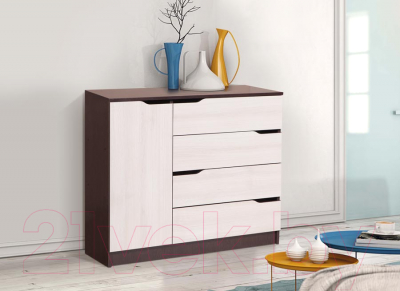 Тумба Мебель-Класс Бремен (венге/ясень шимо светлый)