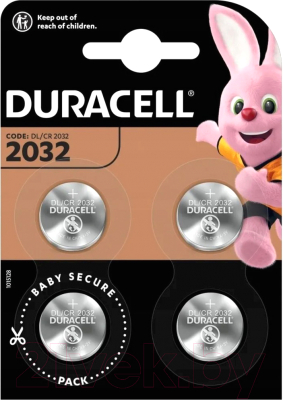 Комплект батареек Duracell Specialistica Litio CR2032 - фото