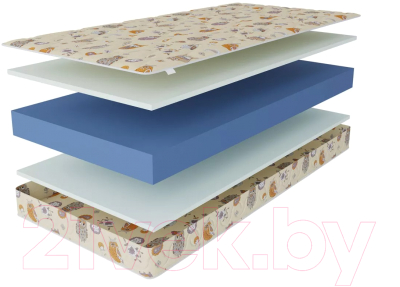Матрас в кроватку Stolline Здоровый сон-Бэмби 60x120