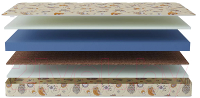 Матрас в кроватку Stolline Здоровый сон-Соня 60x120