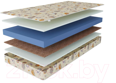 Матрас в кроватку Stolline Здоровый сон-Соня 60x120