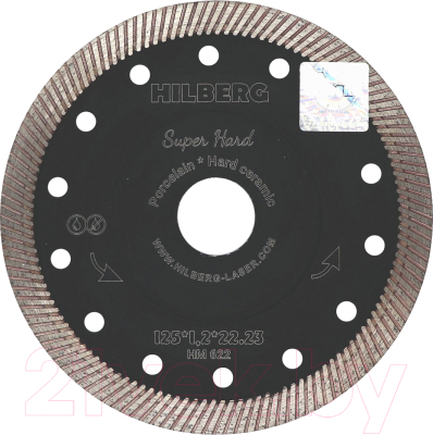 Отрезной диск алмазный Hilberg Super Hard Турбо HM622 - фото