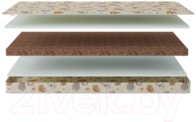 Матрас в кроватку Stolline Здоровый сон-Тедди 60x120