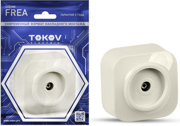 Розетка Tokov Electric Frea TKE-FR-A1C-C02 - фото