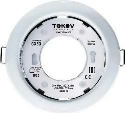 Точечный светильник Tokov Electric TOK-GX53-WH-1 - фото