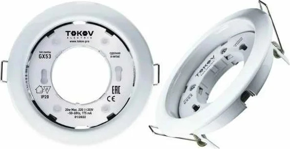 Точечный светильник Tokov Electric TOK-GX53-WH-1