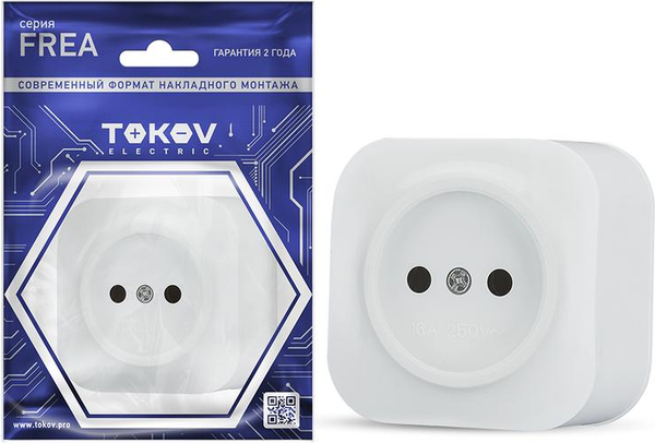 Розетка Tokov Electric Frea TKE-FR-R1-C01 - фото