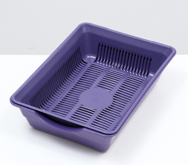 Туалет-лоток Сибирская кошка №4 с сеткой